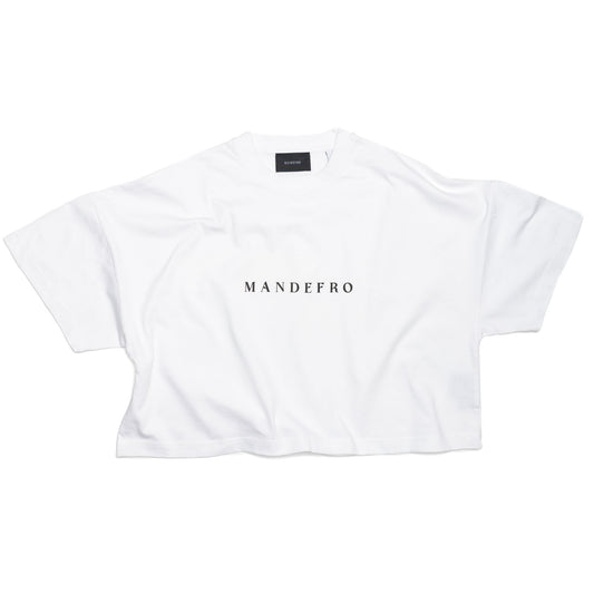Women's Mandefro Cropped Tee in White