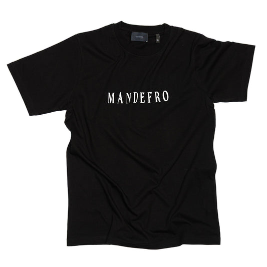 Men's Oversized Mandefro Tee in Black