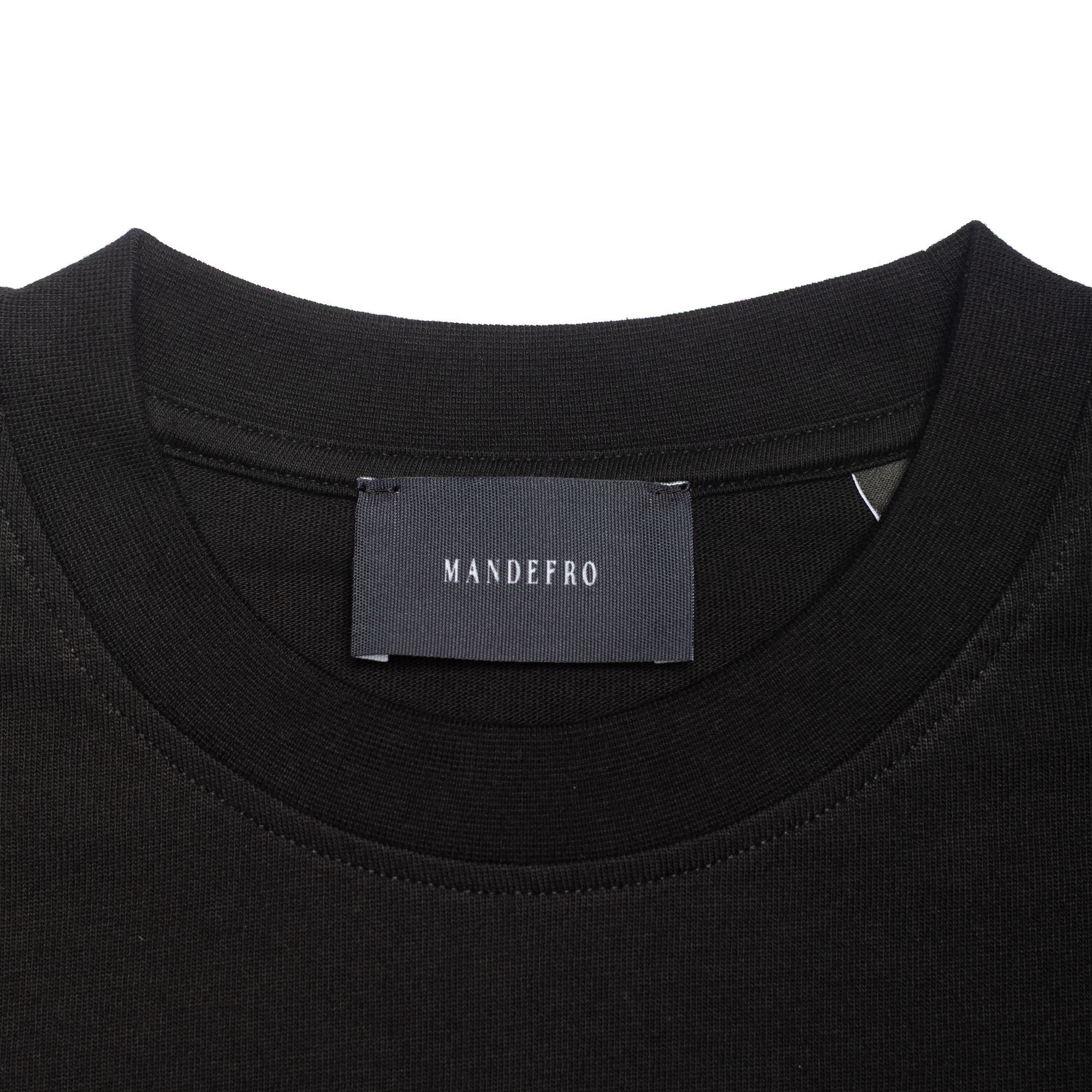 Women's Mandefro Cropped Tee in Black
