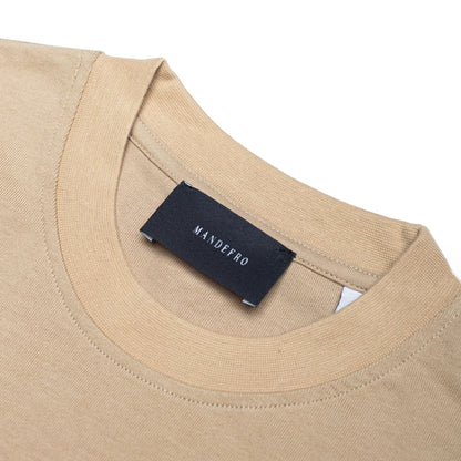 Women's Mandefro Cropped Tee in Croissant