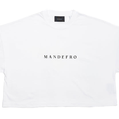 Women's Mandefro Cropped Tee in White