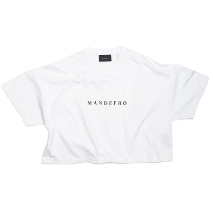 Women's Mandefro Cropped Tee in White